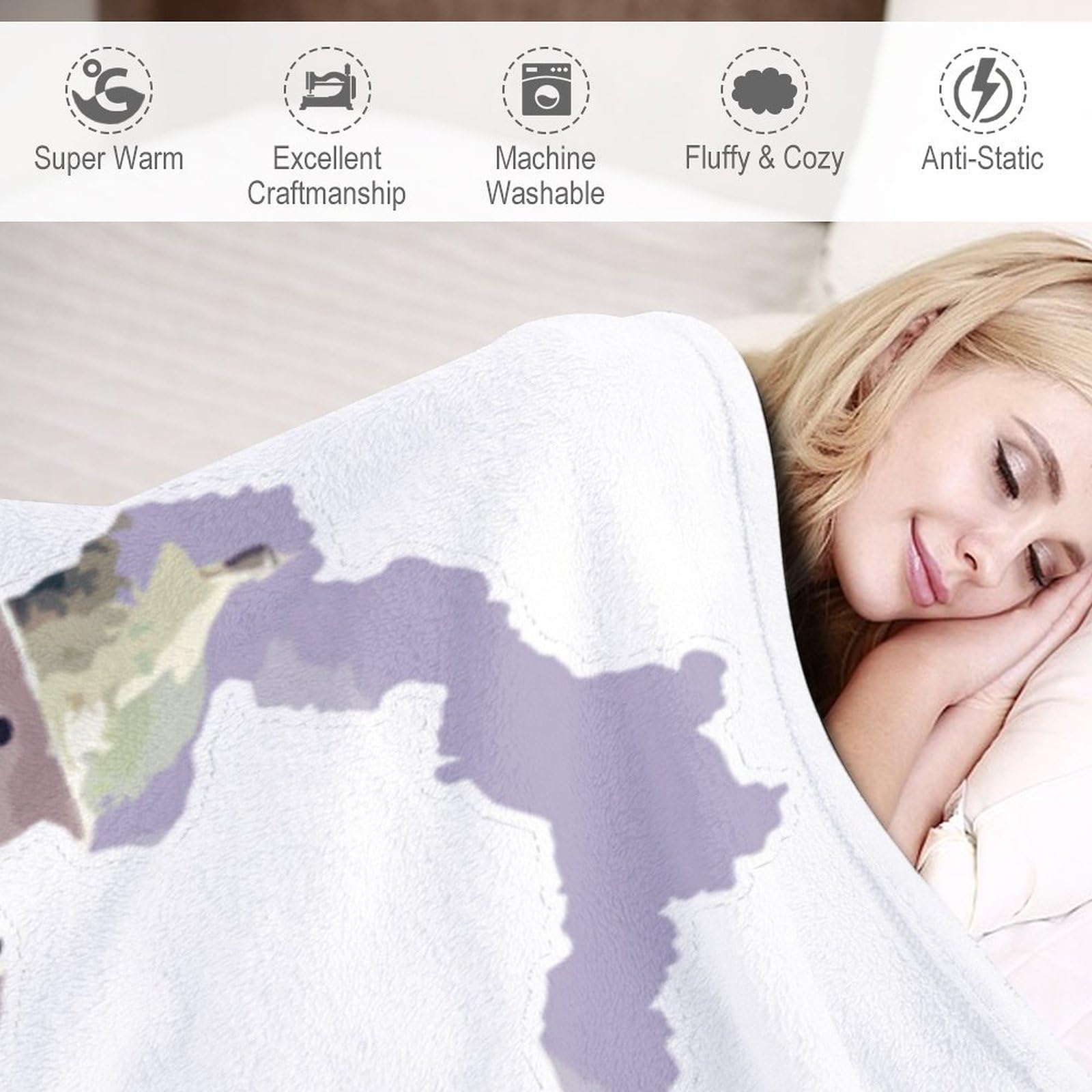 Azad Kashmir, Coperta in pile con motivo architettura contemporanea europea famosa architettura, morbida e pelosa, decorazione per animali domestici, divano, ufficio, regali di nozze, 152,4 x 203,2 cm