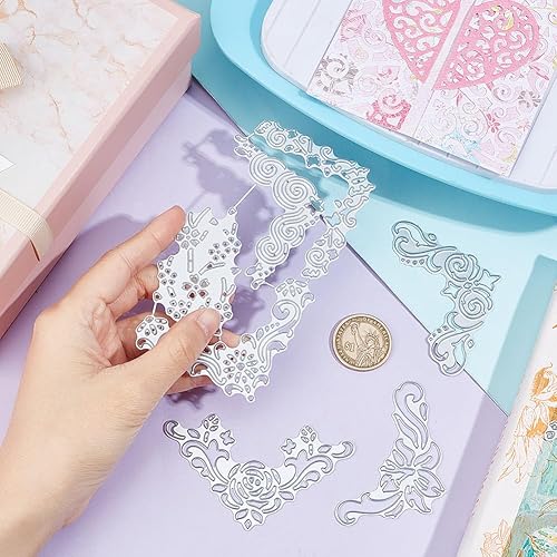 Vista 54 de INFUNLY 2 piezas de troqueles de corte de hada de metal para carritos de calabaza, estilo princesa, Halloween, plantilla en relieve para hacer