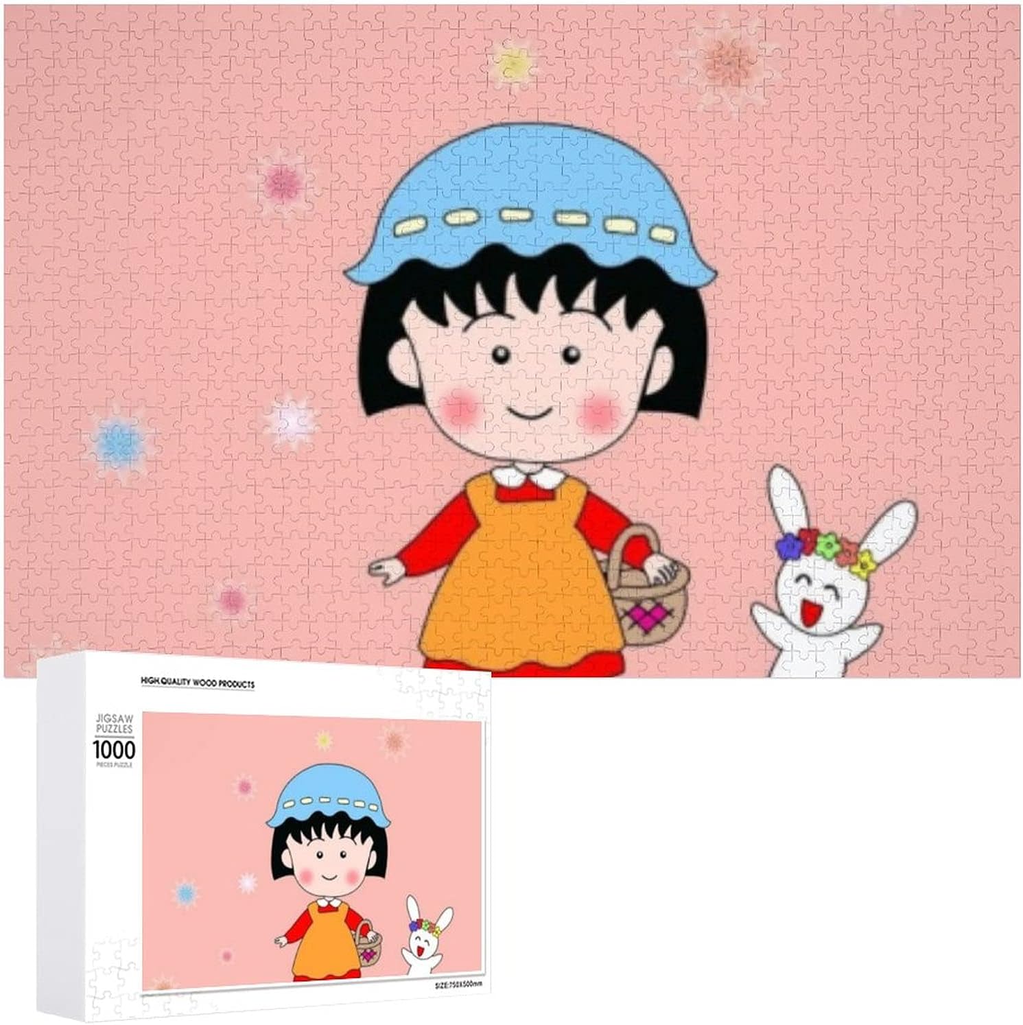 Amazon Co Jp ちびまる子ちゃん 高品質木製アニメジグソーパズル大人と子供たちへのプレゼント手作りジグソーパズル チャレンジファミリーゲーム 1000 Pcs おもちゃ