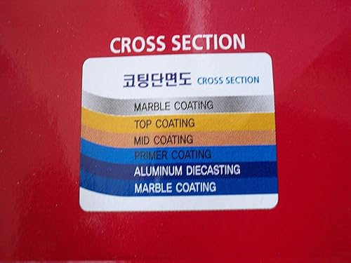 Miniatura 7 de M.V. Trading Wok de cerámica con revestimiento de mármol fundido de aluminio antiadherente con tapa de cristal, 11.8 in