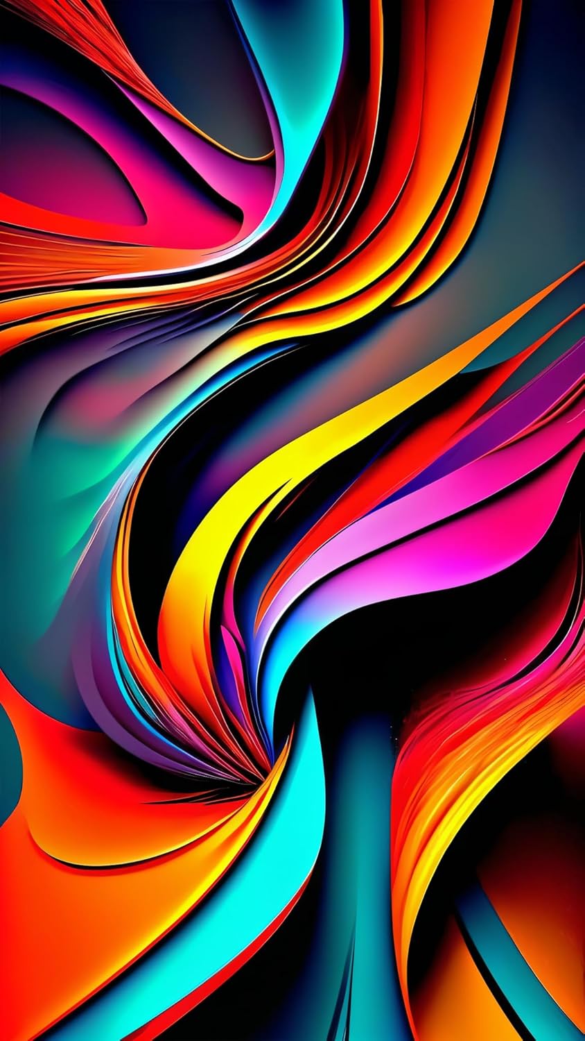ARTGOTO Extra Large Diamond Art Painting Kits for Adults,23.6x41.3 inches/60x105 cm Abstract Flowing Colors B DIY Full Round Drill Diamond Dots,Extra Large Size for Home Wall Decor Gifts