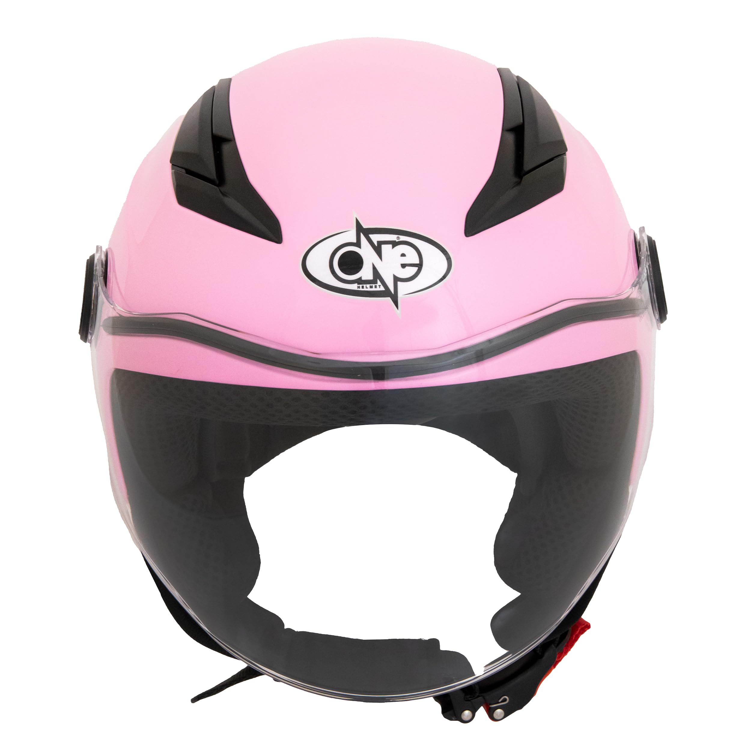 ONE BY CAMAMOTO - Casco da Moto Bambino Junior Omologato ECE 22.06 con Chiusura Micrometrica Visiera Lunga Interno Estraibile