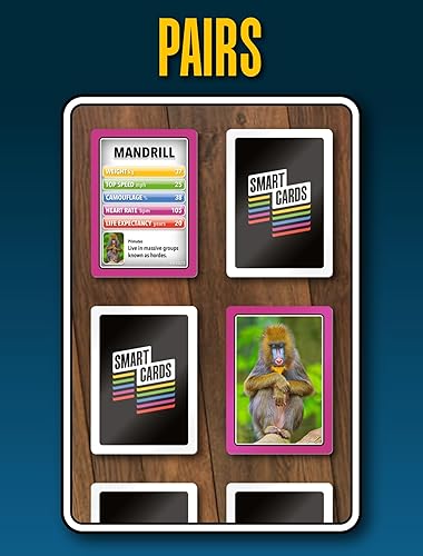 Miniatura 7 de Animales  Juego de cartas  7 juegos en 1  Snap, Rummy, pares y más  Juego educativo de viaje  A partir de 5 años, 1-8 jugadores
