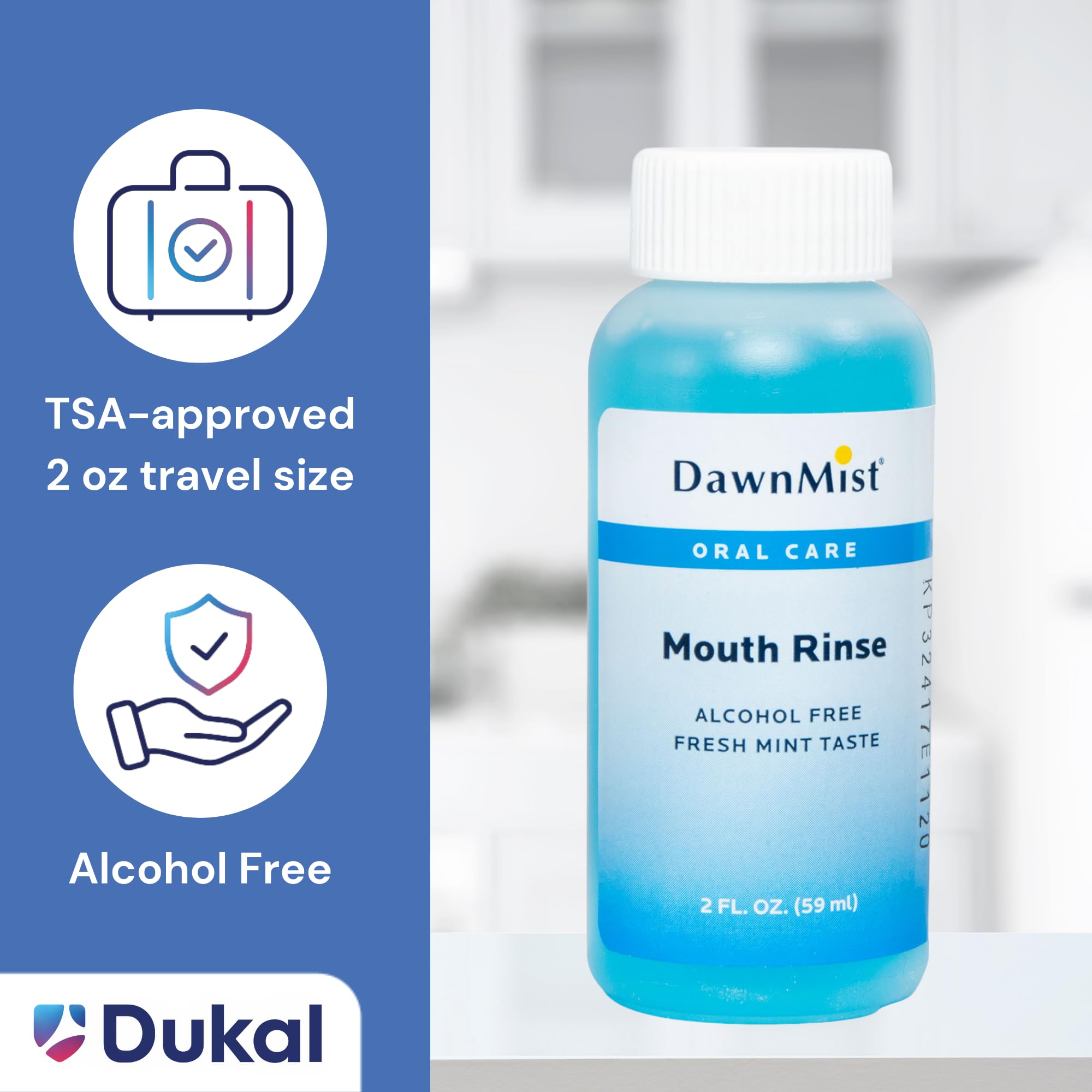 Polvere Per Bambini Dukal Dawn Mist, Amido Di Mais, 14 Once (397 G), Confezione Nuova