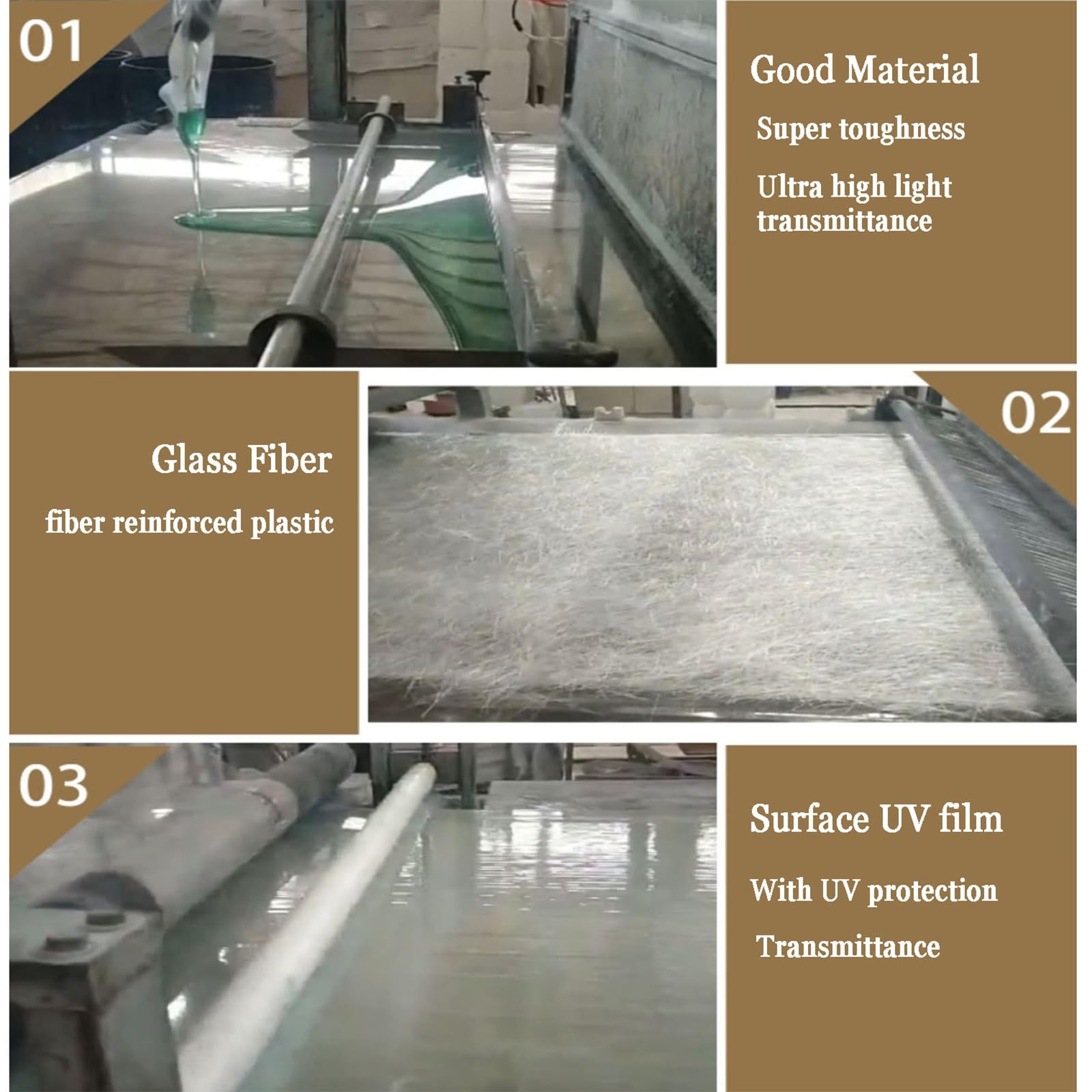 Przezroczysty, odporny na promieniowanie UV panel słoneczny do markizy szklarniowej, odporna na deszcz, przezroczysta osłona izolacyjna do szopy, odporna na uderzenia, blacha dachowa ogrodowa, do