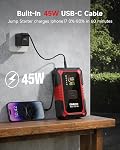 GOOLOO A5 Jump Starter with Air Compressor, 4000A Portable Car Battery Booster with 160PSI Auto-Shutoff Tire Inflator, 12V Supersafe Lithium Jump Box Car Battery Jumper Starter