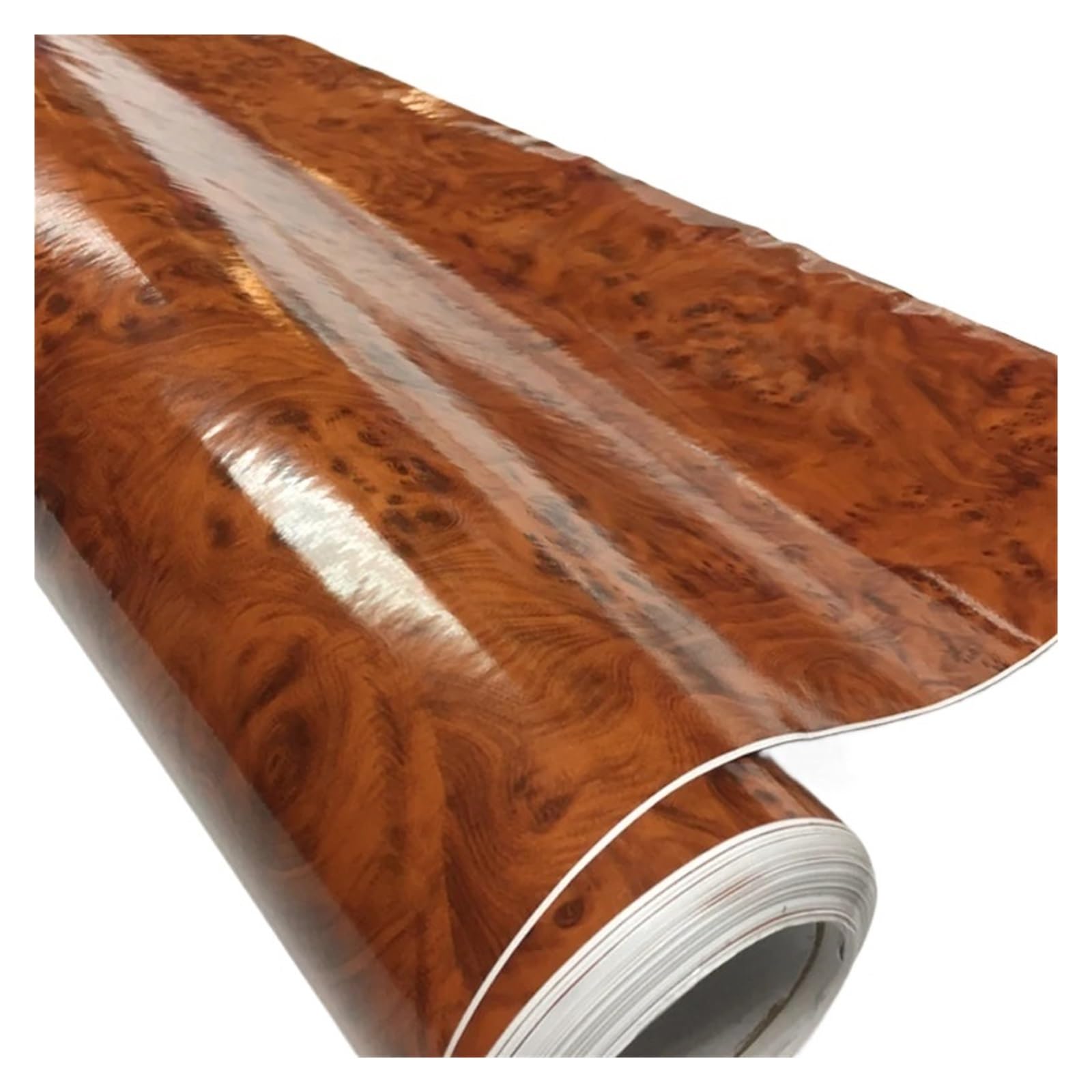 50 cm * 500 cm Glänzende Holzmaserung Vinyl Auto Wrap Folie Holz Strukturierte Auto Aufkleber Wasserdicht Kleber Hause Möbel Aufkleber Verpackung(G1303,50cm x 500cm)