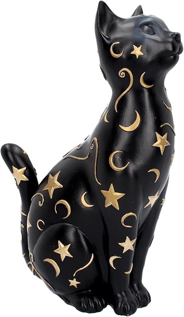 Nemesis Now B4058K8 Felis 26cm Figurine, Resin, Black