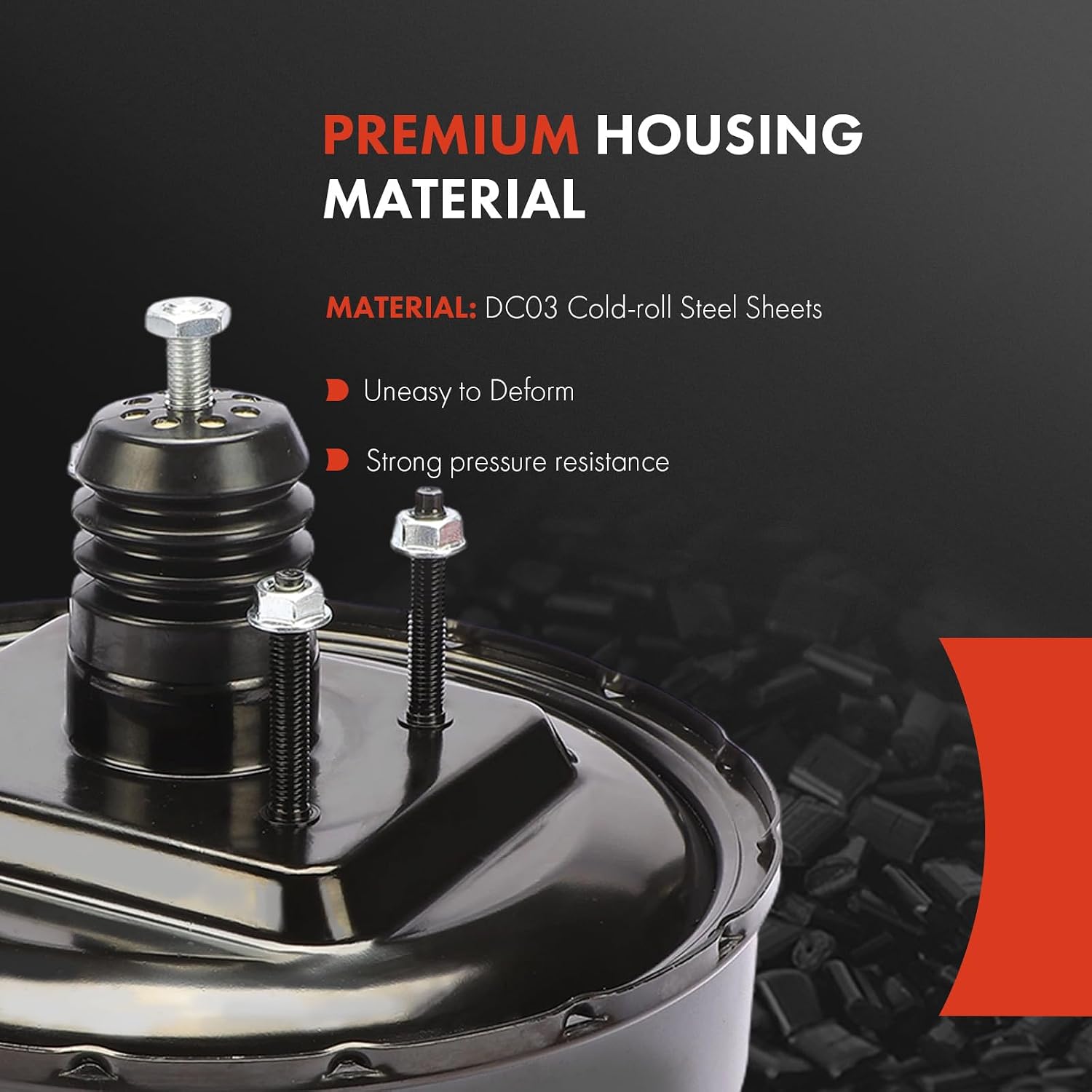 A-Premium Vacuum Power Brake Booster Compatible with Infiniti Q45 2002-2002, Without Adaptive Cruise Control and Master Cylinder