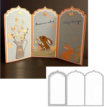 Frame Metal Die Cuts, Frame Cutting Dies Cut Stencils Card Paper Craft DIY Template Metal Cutting Dies Album Embossing Paper Dies for Card Making Scrapbooking