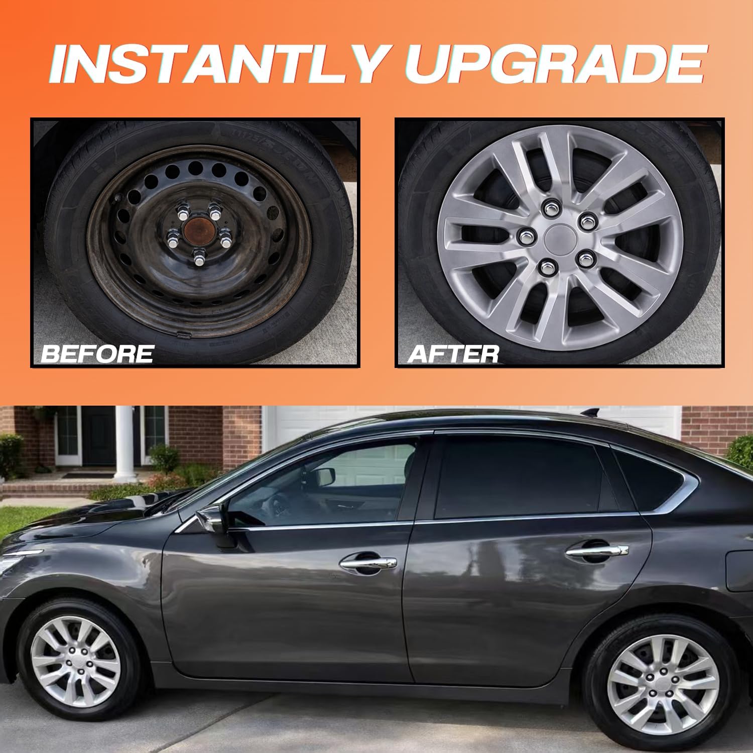 16 Inch Hubcaps for 2013-2018 Nissan Altima Sedan