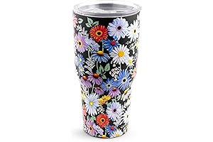 Large Stainless Steel Travel Cup - 28 oz Insulated Tumbler by Vera Bradley