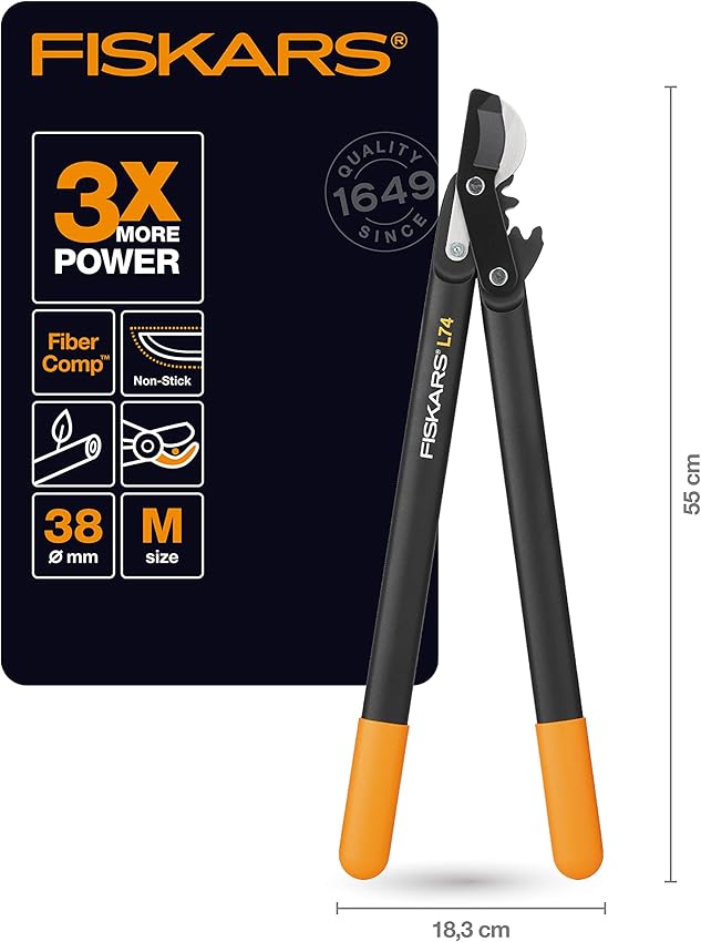 Thumbnail 6 de Fiskars L70 Podadera PowerGear 45 cm, 3,8 cm