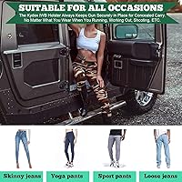 Vista 8 de M&P Shield EZ Holster, IWB KYDEX Holster Opcional Smith & Wesson M&P 0.354 in Shield EZ & S&W M&P 380 Shield EZ Pistol, funda interior de la cintura