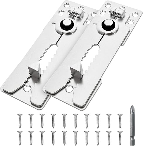 Miniatura 19 de Paquete de 2 tornillos conectores seccionales de sofá, conectores de sofá resistentes para seccionales, abrazaderas de sofá para hacer estancias