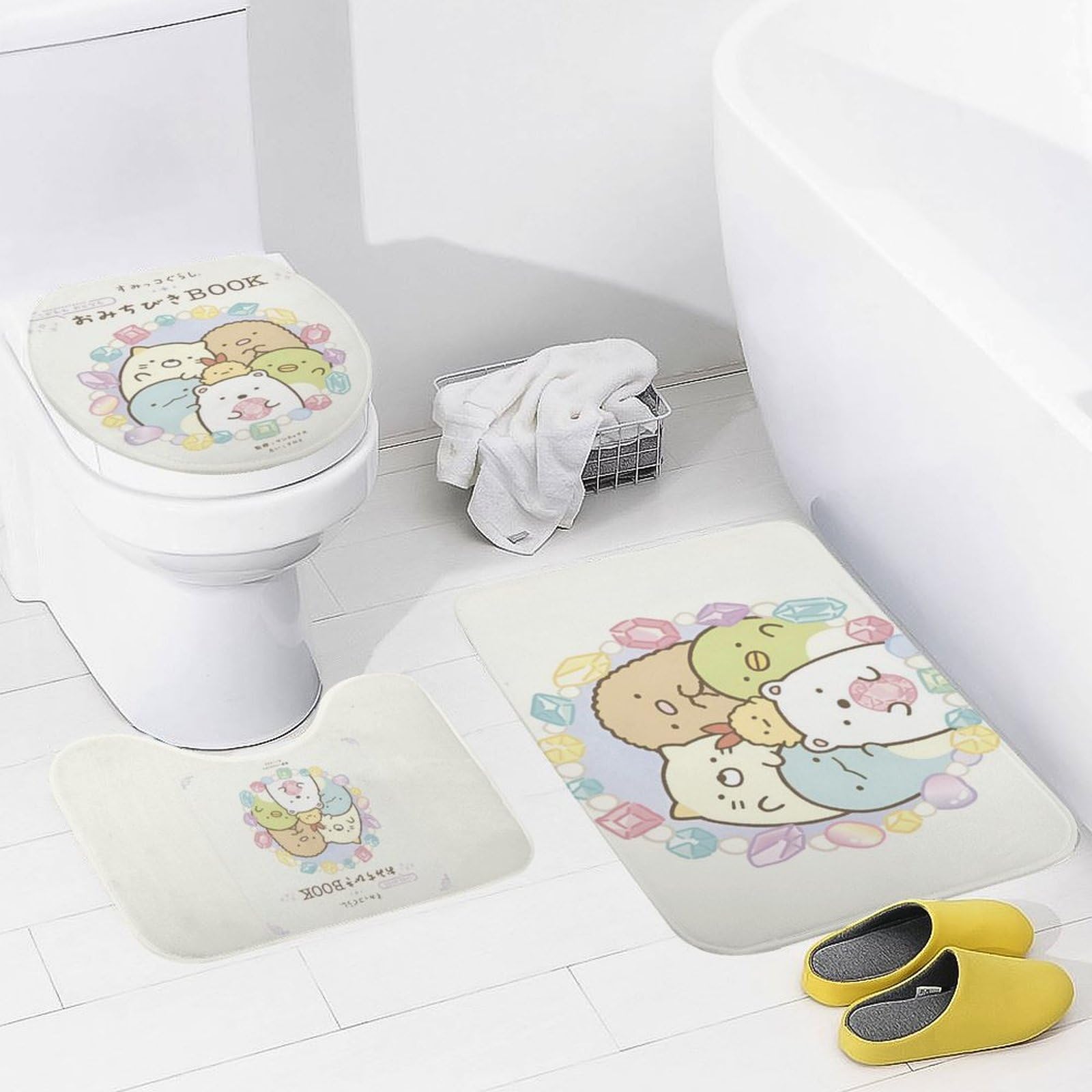 Amazon | すみっコくらし 【3点セット】 トイレマット