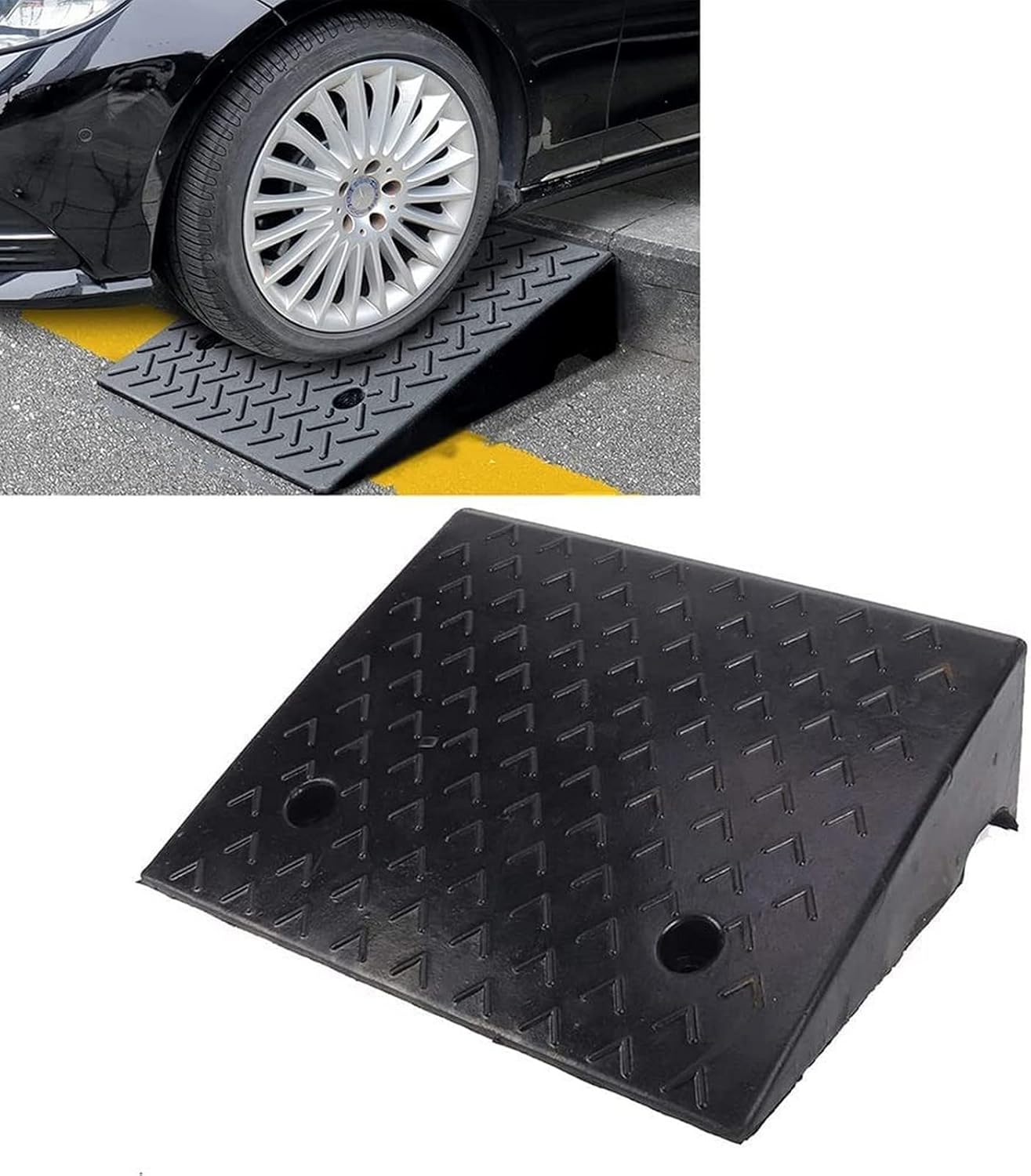 Bordsteinrampe Für Auto & Motorrad - Leicht & Rutschfest