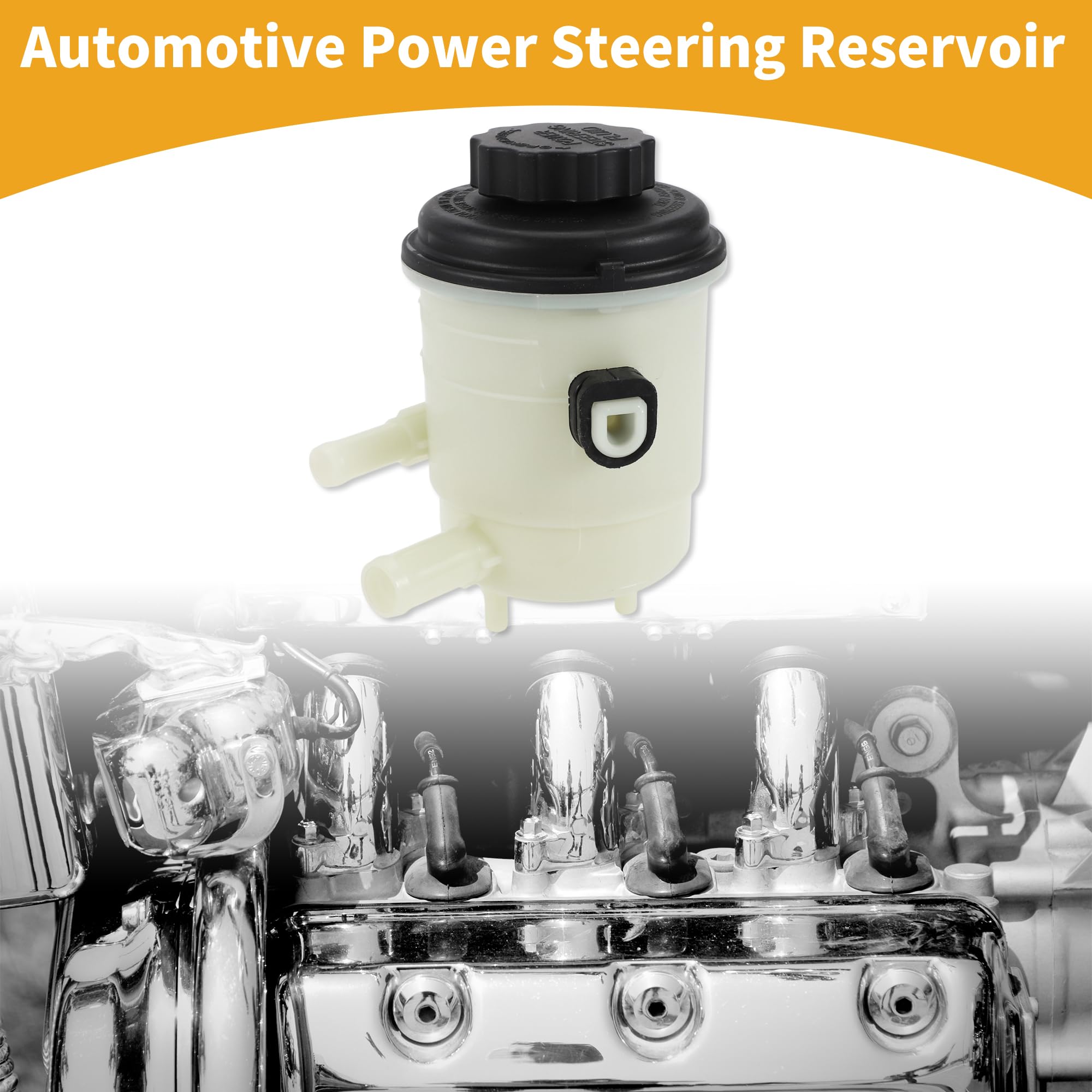 Depósito de Dirección Asistida - No.571501G000 Tanque de Dirección Asistida para Automóvil - para Hyundai Accent 2006-2011 Plástico Beige - 1 Pc