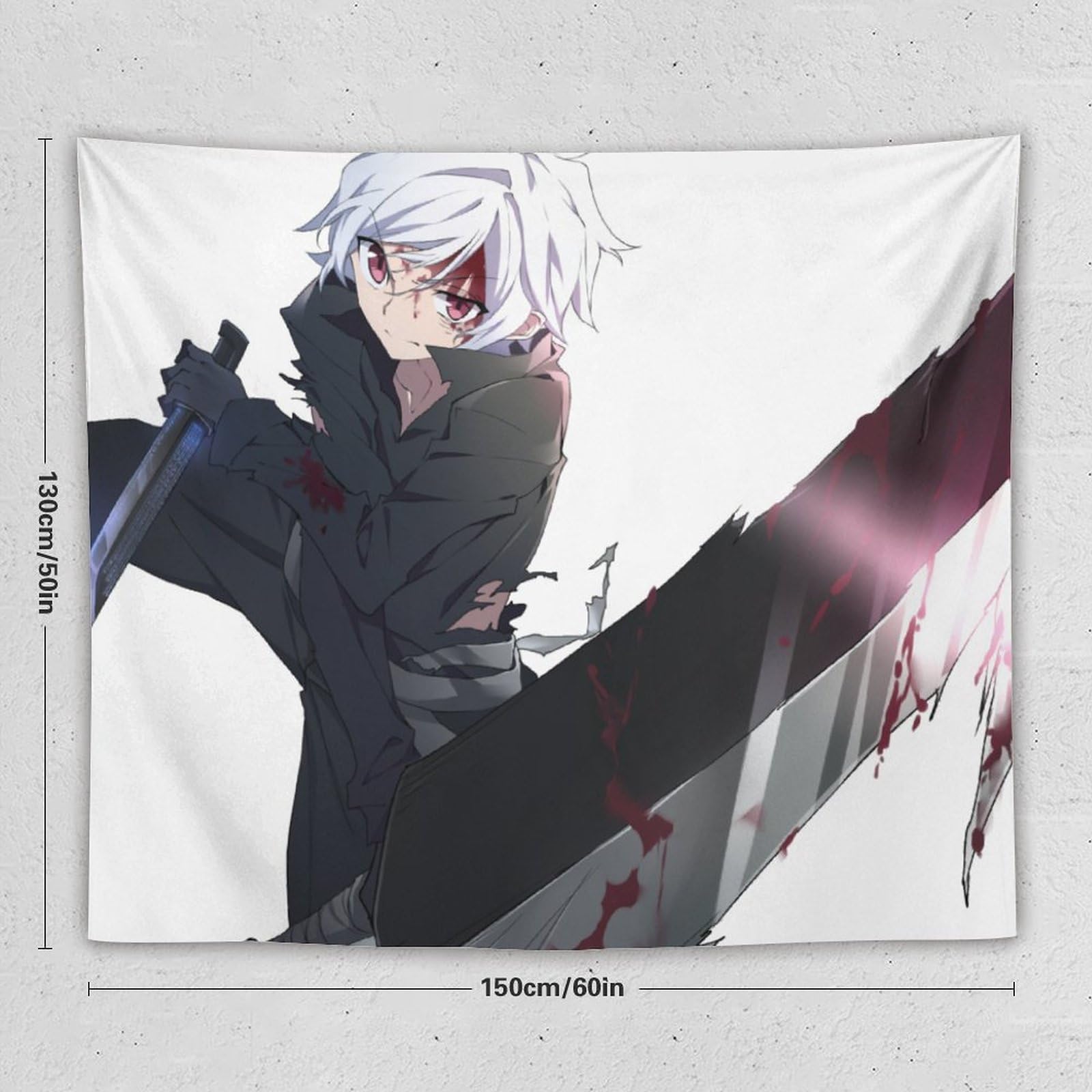 Amazon.co.jp: タペストリー ダンまち ベル・クラネル 大判 おしゃれ