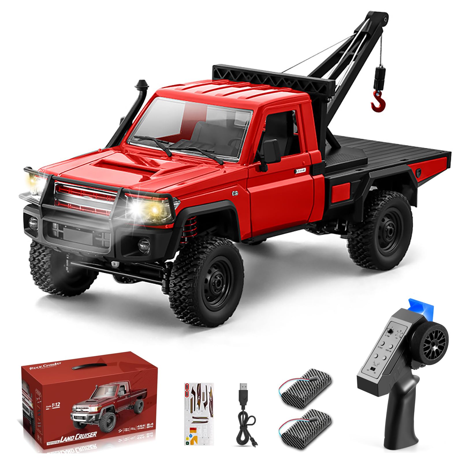 Amazon.co.jp: Kodbiby RCクローラー 1:12スケール MN82 新