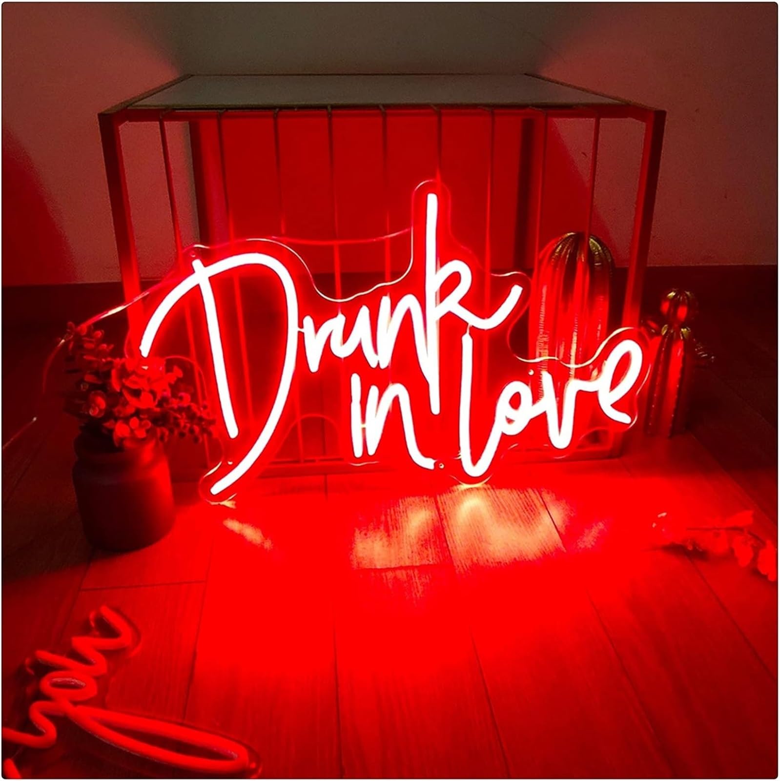 Amazon.co.jp: LED ネオンライトサイン Drunk In Love ネオンサイン