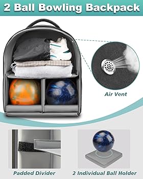 Bosynoy ボーリングバックパック、シングルボール用ボーリングボールバッグ Amazon.co.jp: Bosynoy ボーリングバックパック ボーリング