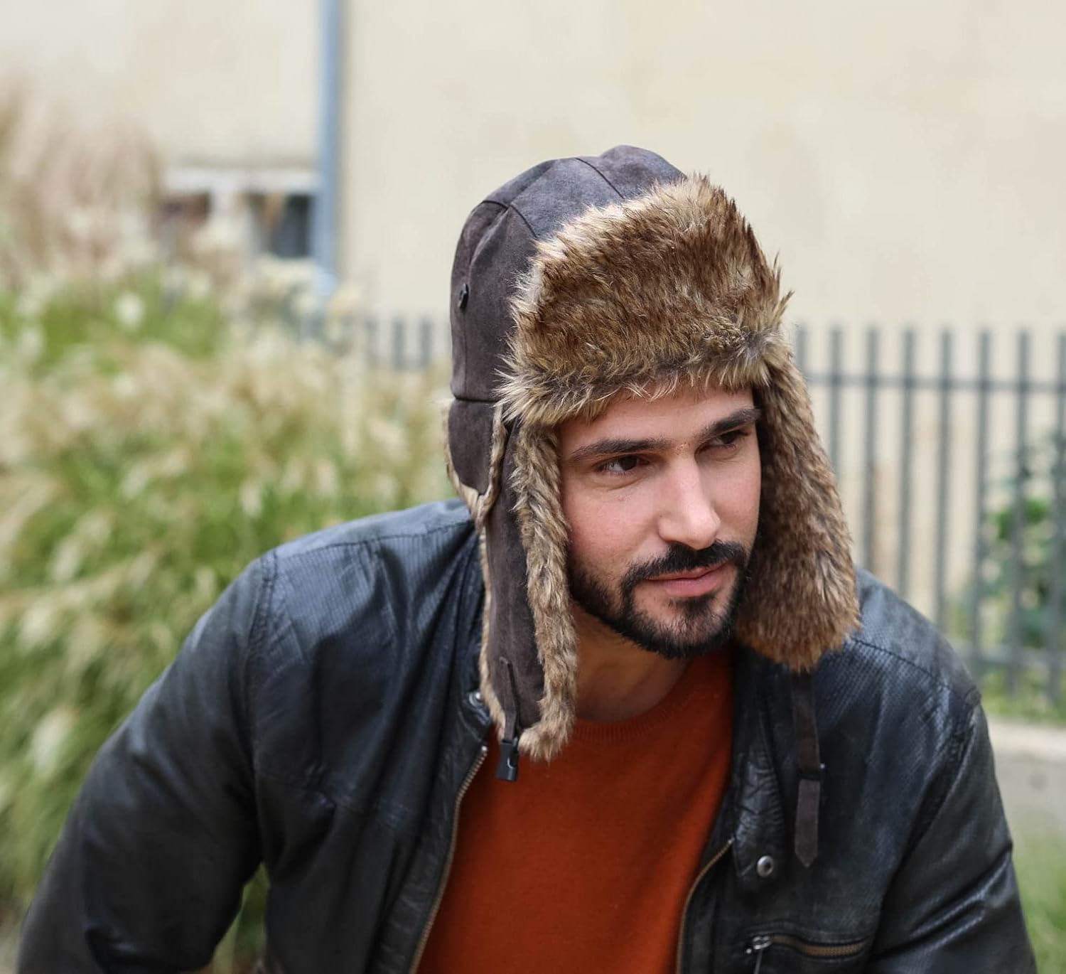 Tucson Leather Trapper Hat Water Repellent