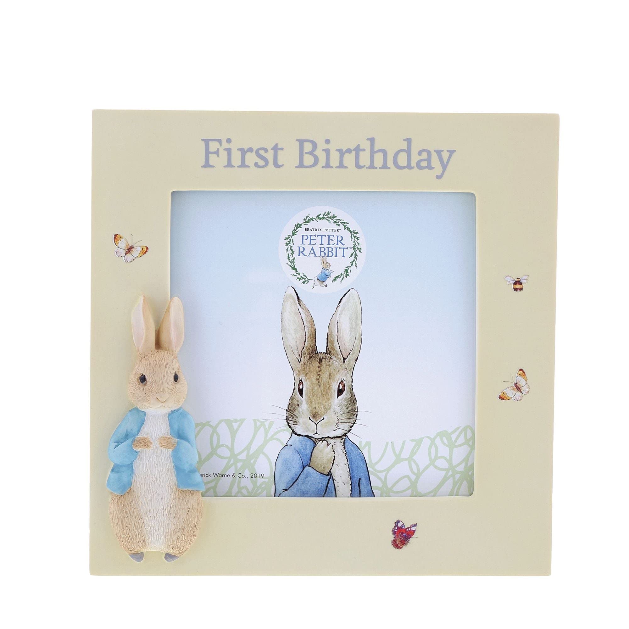 Beatrix Potter Peter 1st Birthday Frame Photo Frame