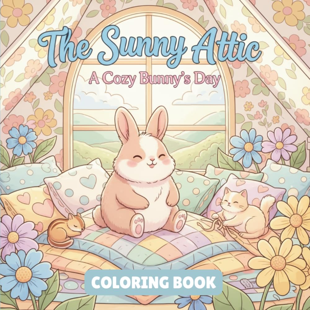 The Sunny Attic - A Cozy Bunnie's Day: Cute Attic Moments with a Cheerful Bunny, Cozy Spaces & Gentle Animal Friends