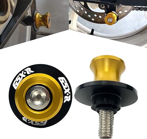 Miniatura 10 de 8MM M8 X 1.5 Motocicleta Basculante Sliders Carretes CNC Aluninum Swing Arm Stand Tornillos 2 unids para Suzuki GSX-R 600 GSX-R 750 GSX-R 1000