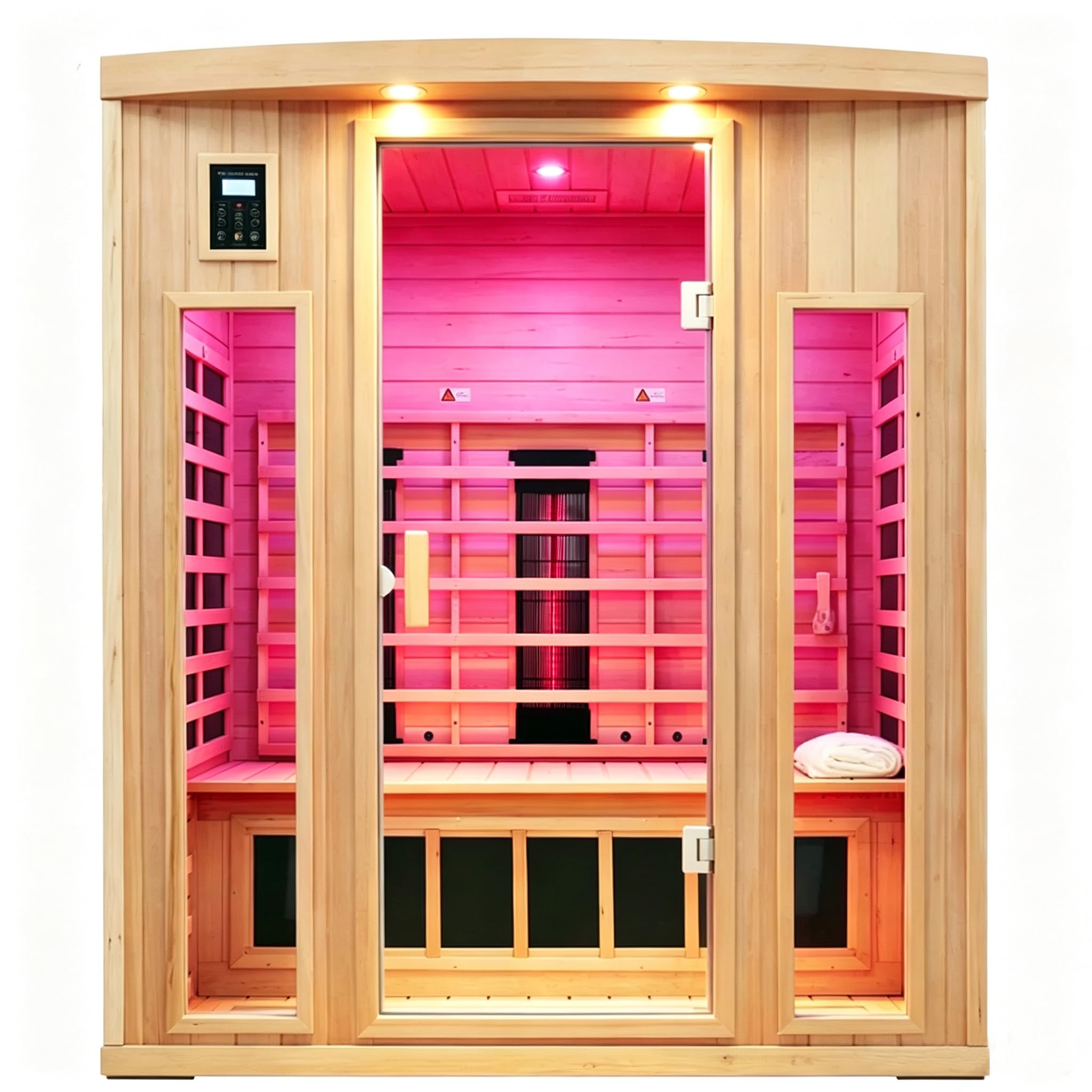 KUNSANA Ceramic 3 Person Sauna 2050W