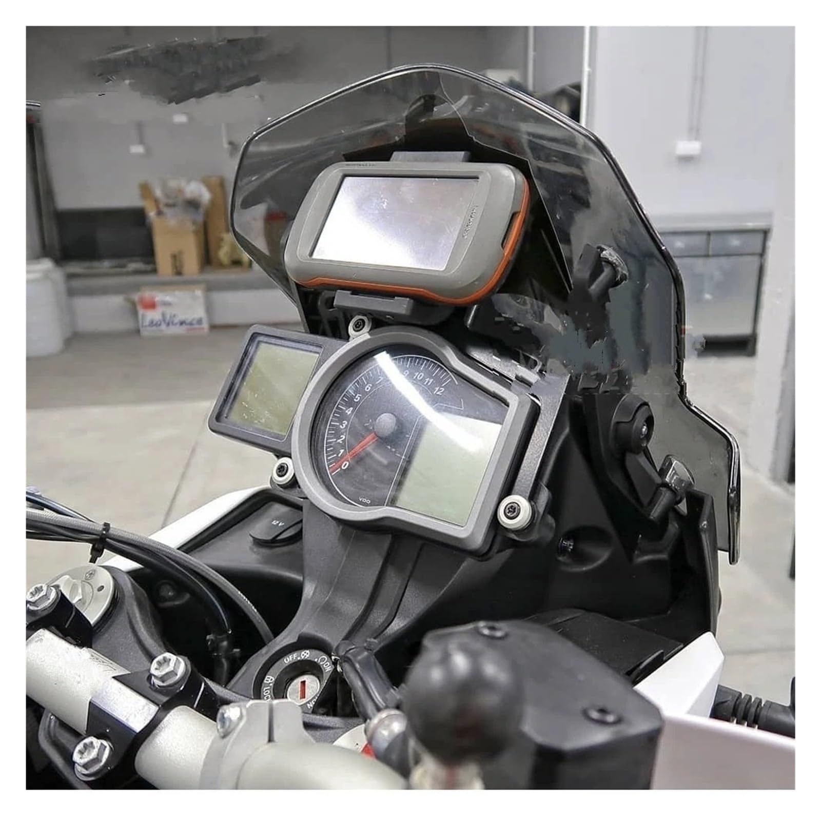 Soporte para Teléfono Móvil Motocicleta Soporte GPS para Tablero, Soporte De Placa Navegación para 1090/1190 Adventure 1090 para Adventure Soportes de navegación
