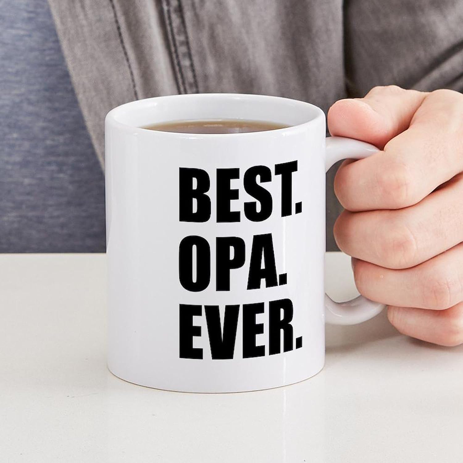 CafePress Best Ever Opa Drinkware Mugs 11 oz (325 ml) Ceramic Coffee Mug