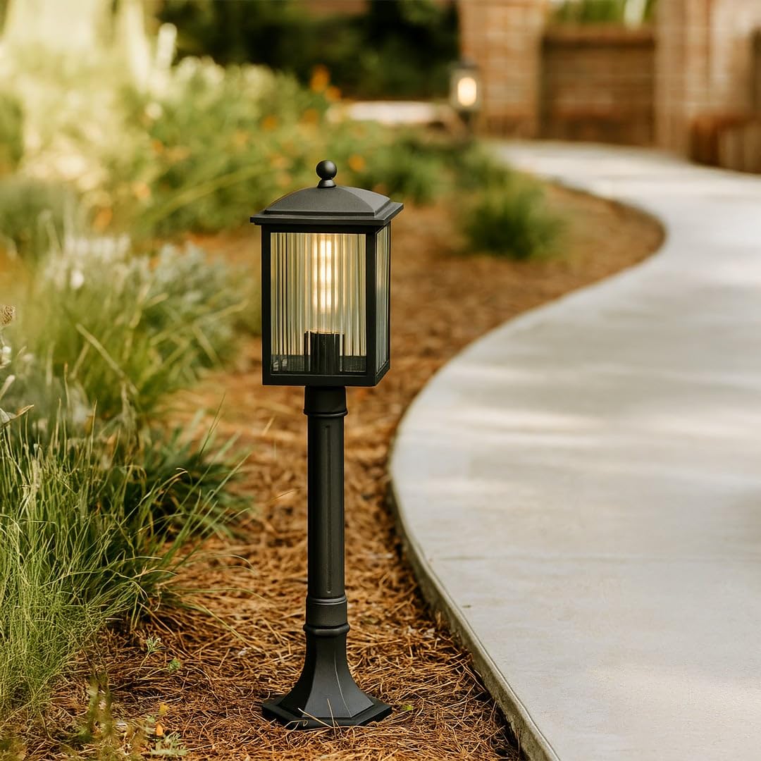 Whispering Homes Retro Rectangular Outdoor Pole Light-image-25