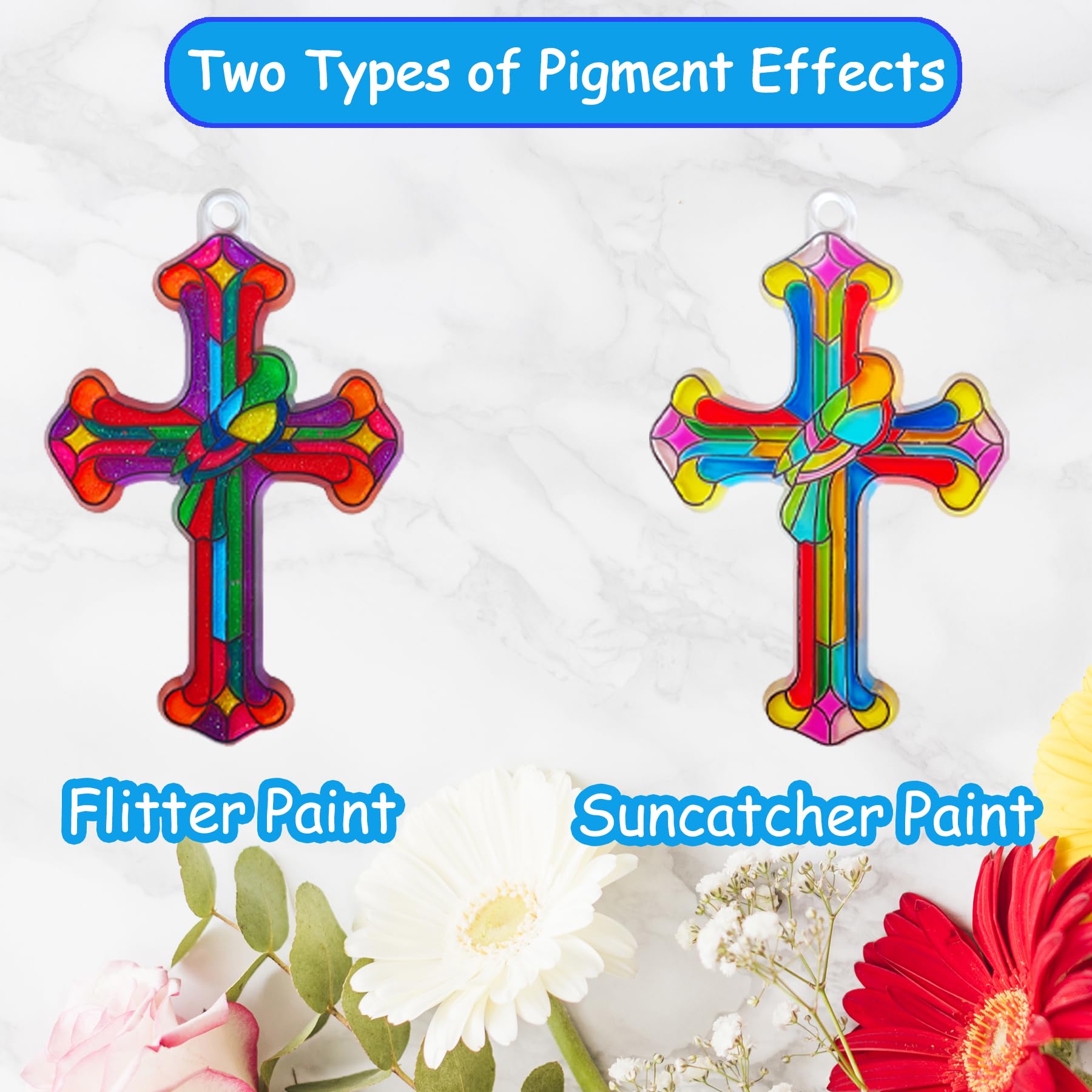 Décoration De Noël Religieuse – Attrape-soleil Chrétien Avec Violette | Décoration Murale En Acrylique 2D | Décoration De Noël Festive Pour Salon