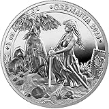  Germania Mint Proof Germania 2023 1 oz 999 Silber Feinsilber Zertifikat World of Coins