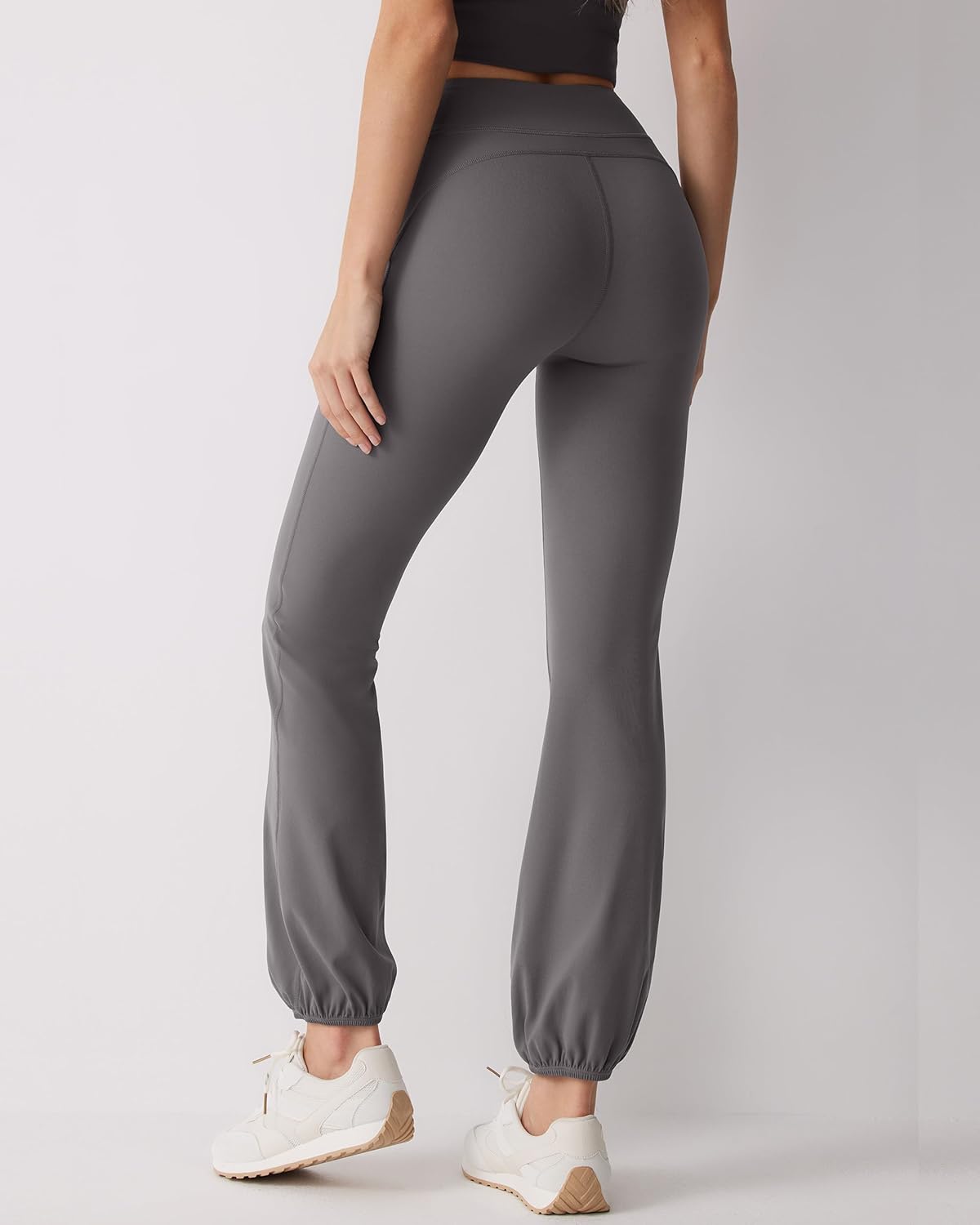 MOOSLOVER Women Quick Step Bubble Pants High Waisted Balloon Joggers Yoga Pilates Dance Casual Lounge Pants