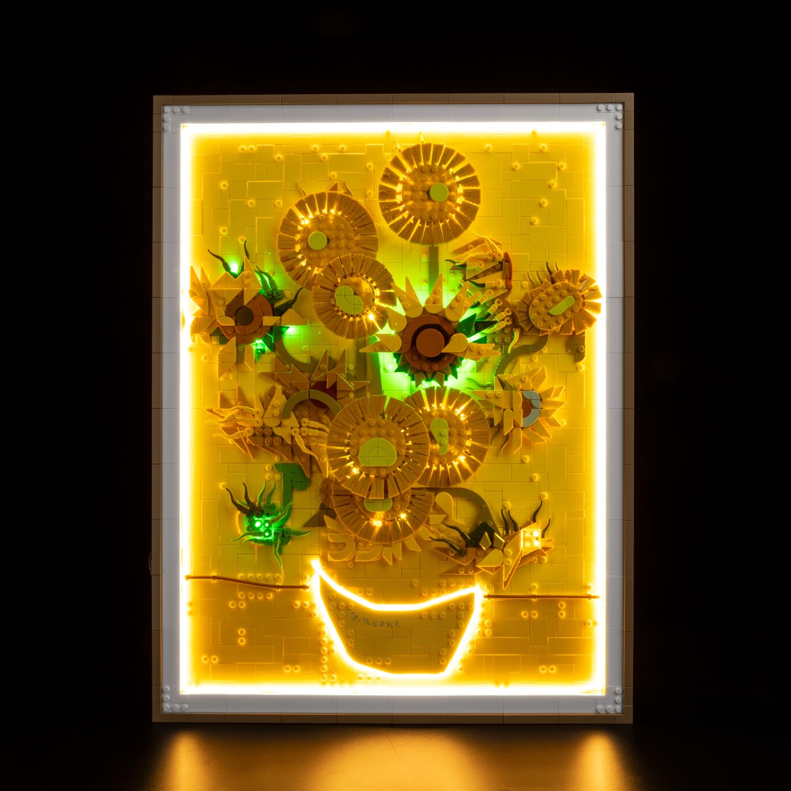 NiteMode LED Light Kits Compatible with Lego Sunflowers 31215 Light Kits Without Models, Perfect for Enhancing The Effects of Your Building Block Kits