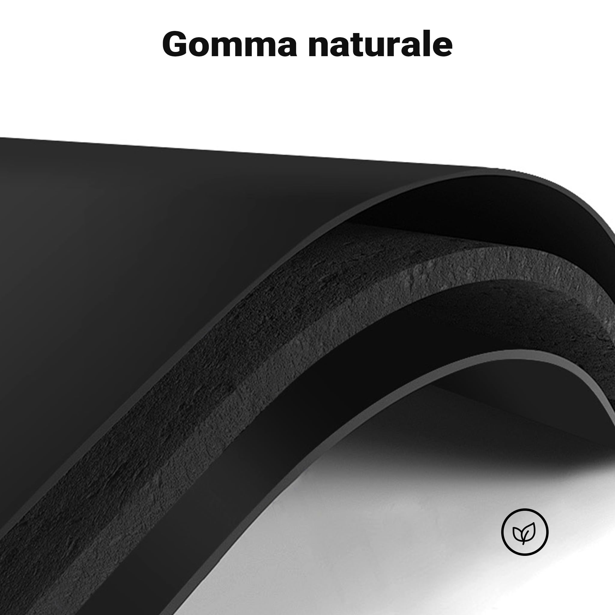 Wiltec Rampa in gomma per soglia 900x250x45mm max 50 t, flessibile e antiscivolo, per porte e dislivelli