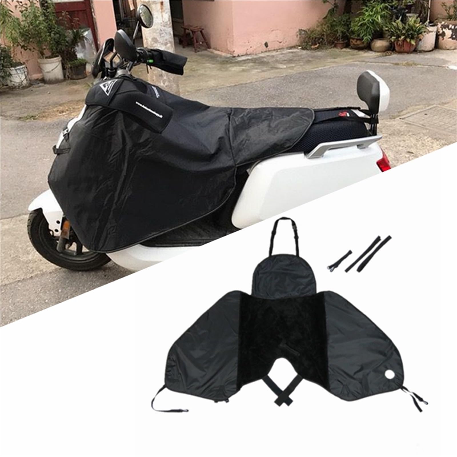 Tablier Scooter, Couvre Jambe Scooter Couvre-Jambes De Moto Universel, Couverture Genou, Imperméable, for Scooter, Protection Contre La Pluie Et Le Vent, Coupe-Vent