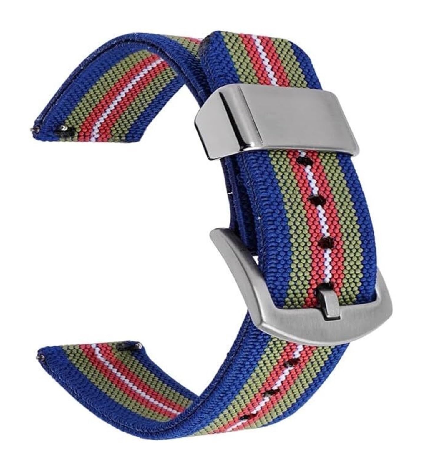 Bracelet de montre en nylon tissé, Bracelet de montre en Nylon 18mm 20mm 22mm 24mm, Bracelet de montre à dégagement rapide, remplacement universel for femmes et hommes, accessoires de Bracelet