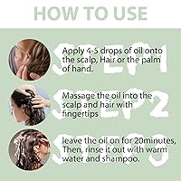 Vista 9 de Aceite de romero y aceite de batana crudo para el crecimiento del cabello, orgánico promueve el grosor del cabello, aceite puro y natural