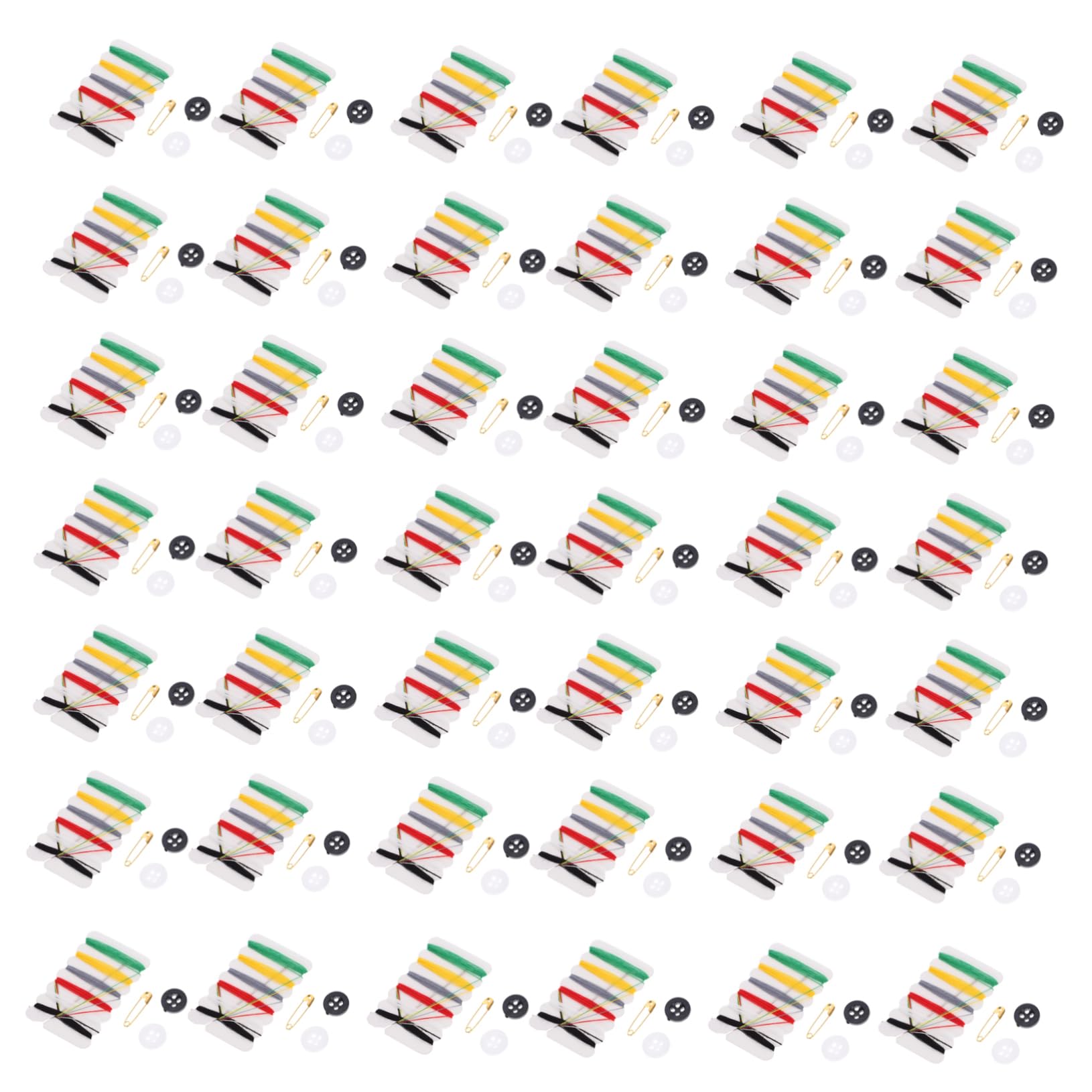 Gogogmee 100Packs Portable Sewing Kit Sewing Thread Needle for Travel Home and Hotel Use Complete Sewing Supplies for Quick Repairs Embroidery