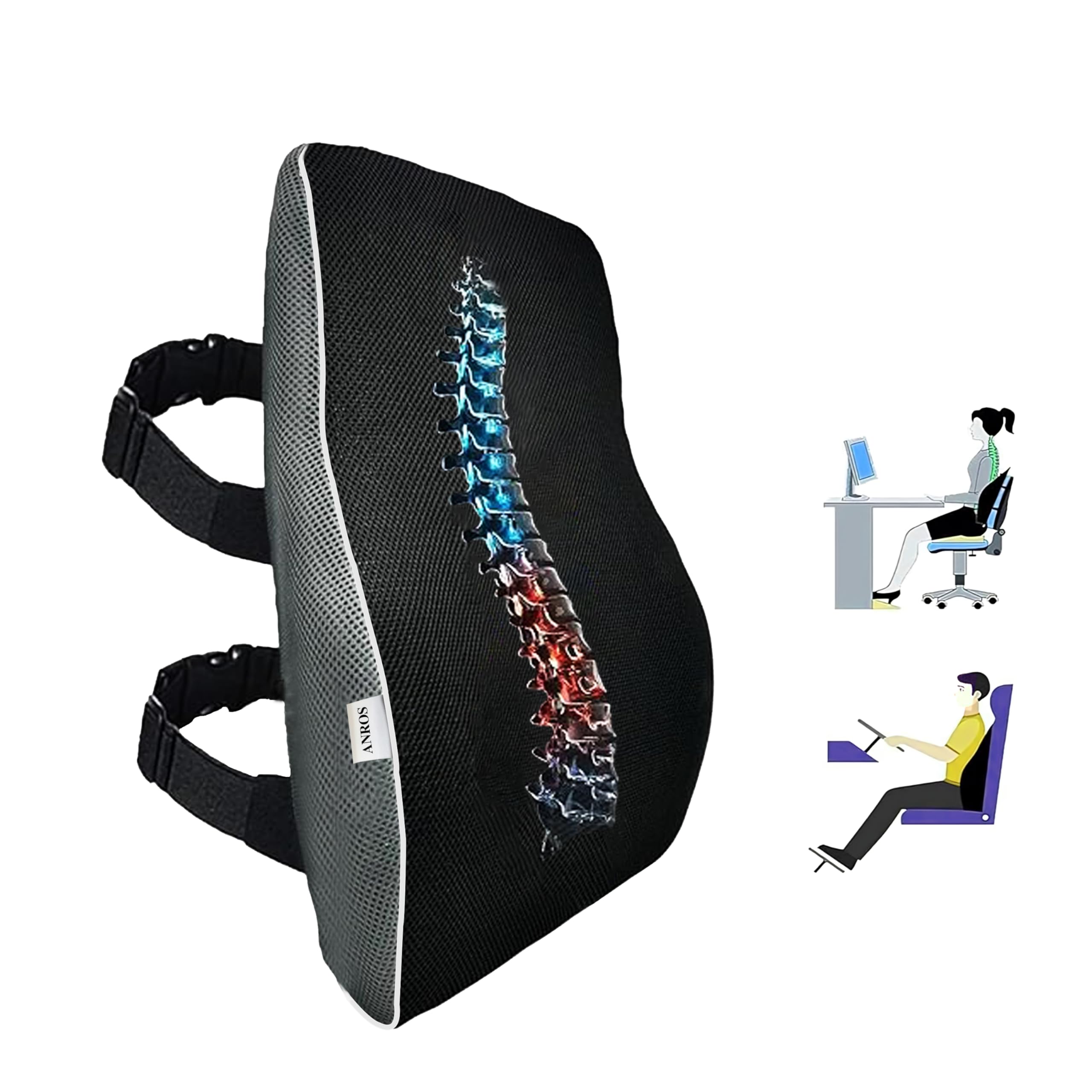 See full amazon price history chart for ANROS Memory Foam Ergonomic Back Support Pillow for Chair & Car Seat - Comfortable Lumbar Cushion for Improved Posture and Pain Relief ANROS Memory Foam Ergonomic Back Support Pillow for Chair & Car Seat - Comfortable Lumbar Cushion for Improved Posture and Pain Relief (B0D4VKSNXR) Amazon Price History, Amazon Price Tracker