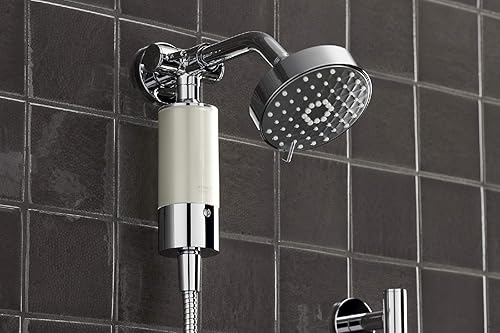 Miniatura 10 de Kohler 30646-CP Sistema de filtración de agua de ducha acuífero, reduce el cloro y el olor, incluye reemplazo de filtro, cromo pulido