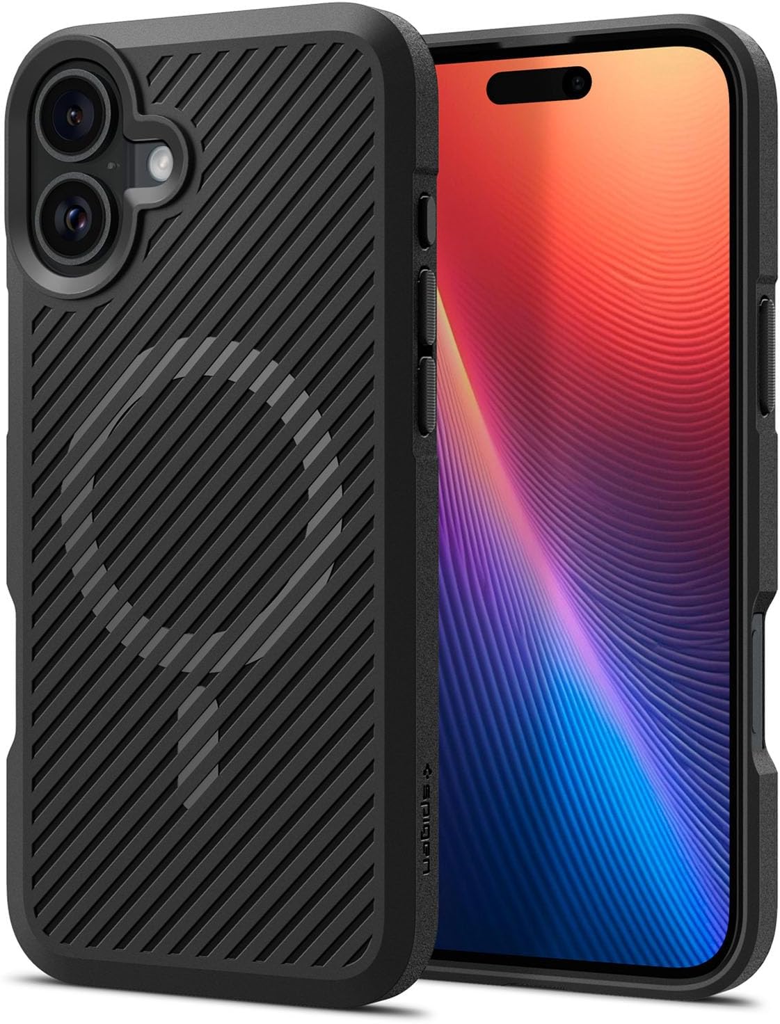 Spigen Core Armor MagFit Designed for iPhone 6.1" Case [Military-Grade Protection] Compatible with MagSafe - Matte Black