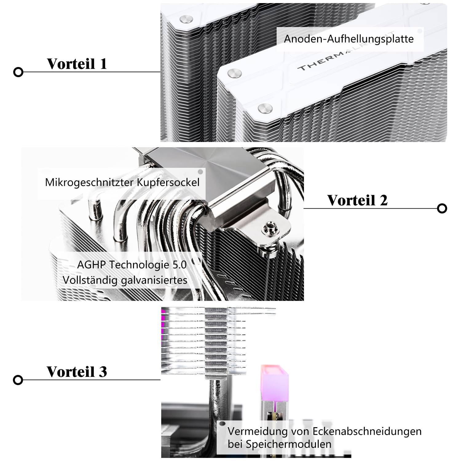 Dissipatore CPU Peerless Assassin 120 ARGB V3 – Doppia Torre, 6 Heatpipe, Ventole PWM 120mm, Compatibile AM5/AM4 E Intel