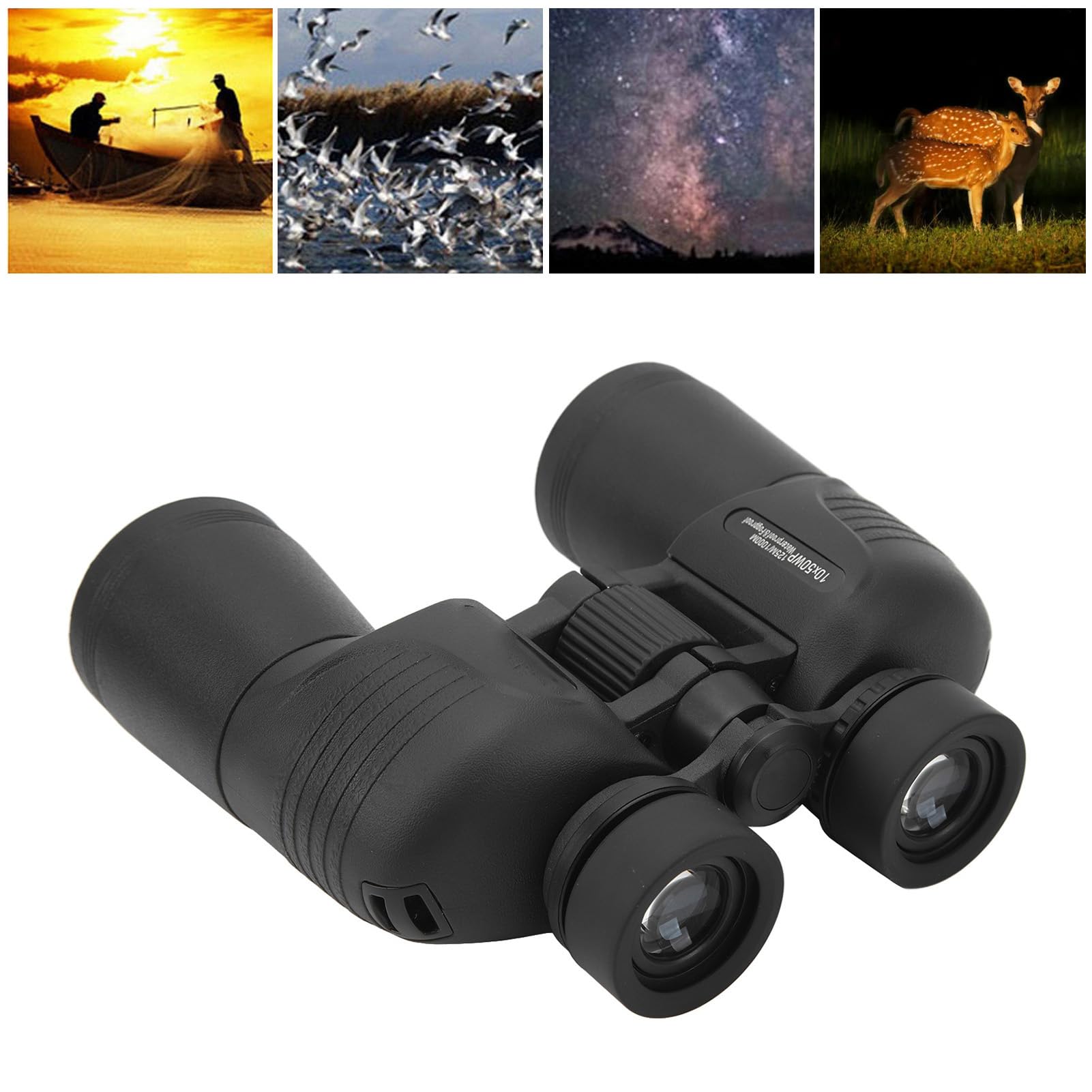 Jumelles Haute Puissance Outerman 12x50 - Revêtement Anti-reflets - Pour Astronomie, Chasse, Observation