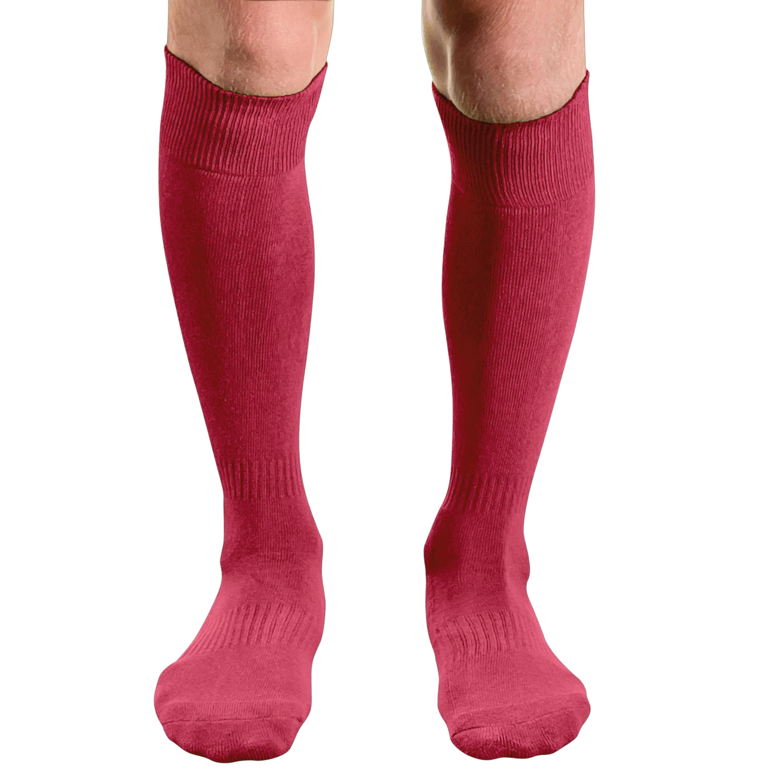 COUVER Cotton Terry-Cushioned Knee High Baseball Softball Multi-Sports Socks, 1 Pair