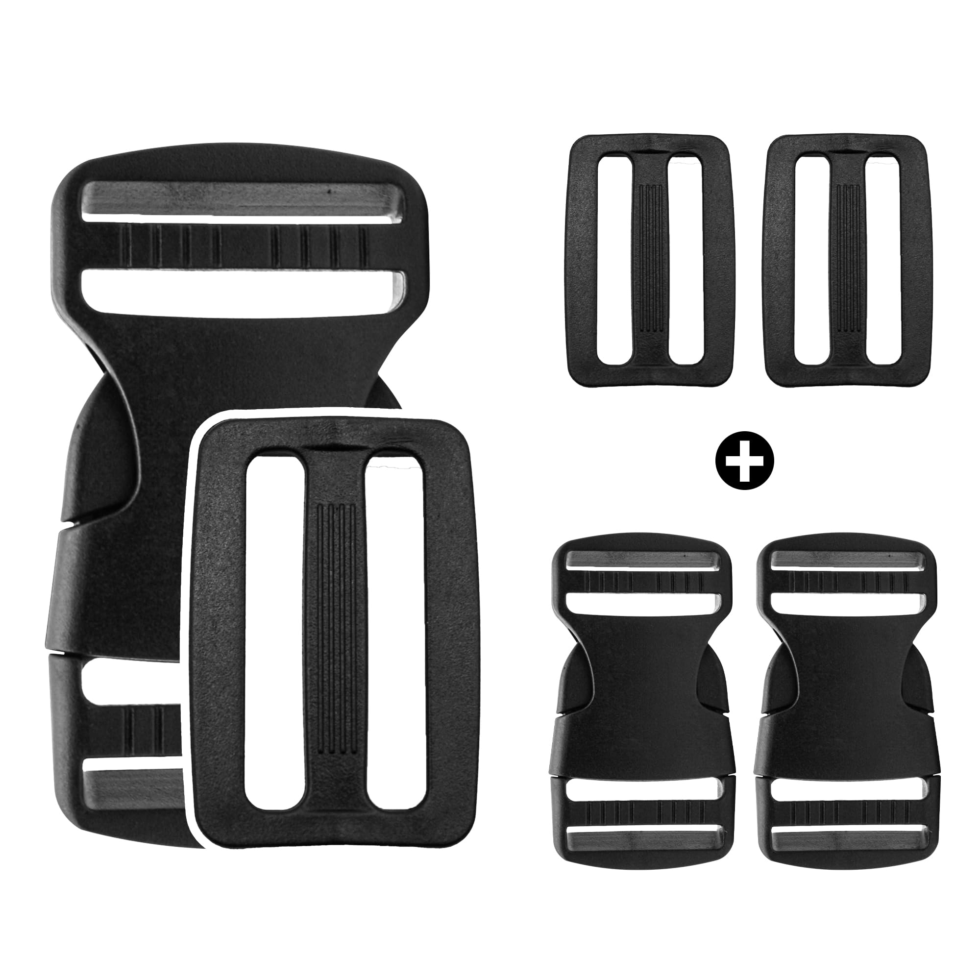 DOJA BarcelonaPlastic buckles, push buckles + ladder buckles, inner width, plastic clip, backpack buckle, belt buckle, replacement buckle, bag closure